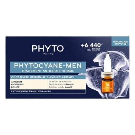 PHYTO, Phytocyane, Αγωγή Τριχόπτωσης για Άνδρες, τριχόπτωση