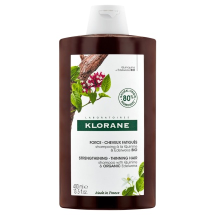 KLORANE - Σαμπουάν Για Ενδυνάμωση & Κατά Της Τριχόπτωσης Με Κινίνη Και Βιολογικό Εντελβάις - Τριχόπτωση, Ταλαιπωρημένα Μαλλιά 400ml