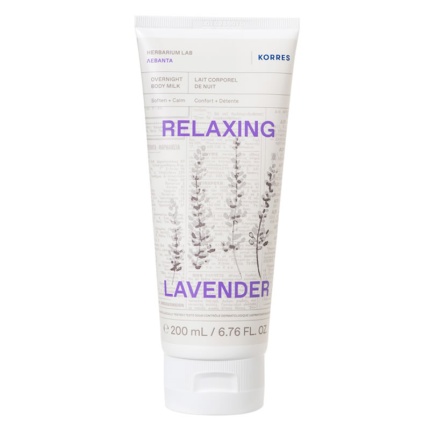 KORRES Lavender Body Lotion, moisturizing lotion