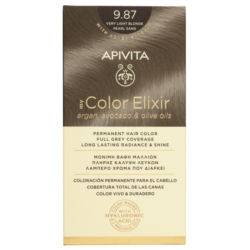 APIVITA My Color Elixir N9.87 Ξανθό Πολύ Ανοιχτό Περλέ Μπεζ 50 + 75ml