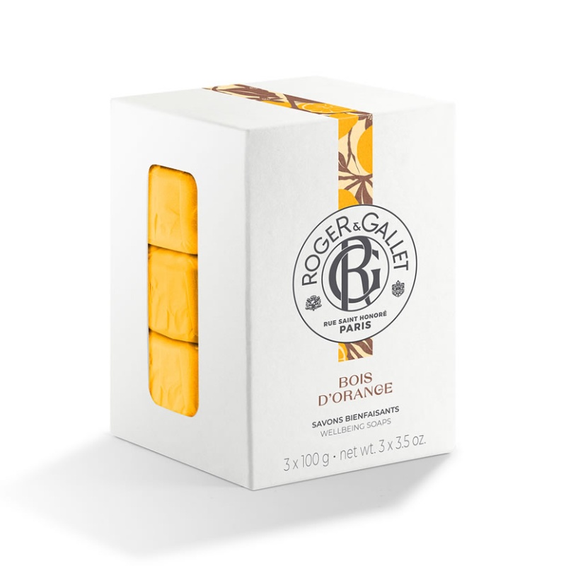 ROGER+GALLET Bois Orange Set με αναζωογονητικά Σαπούνια 300g