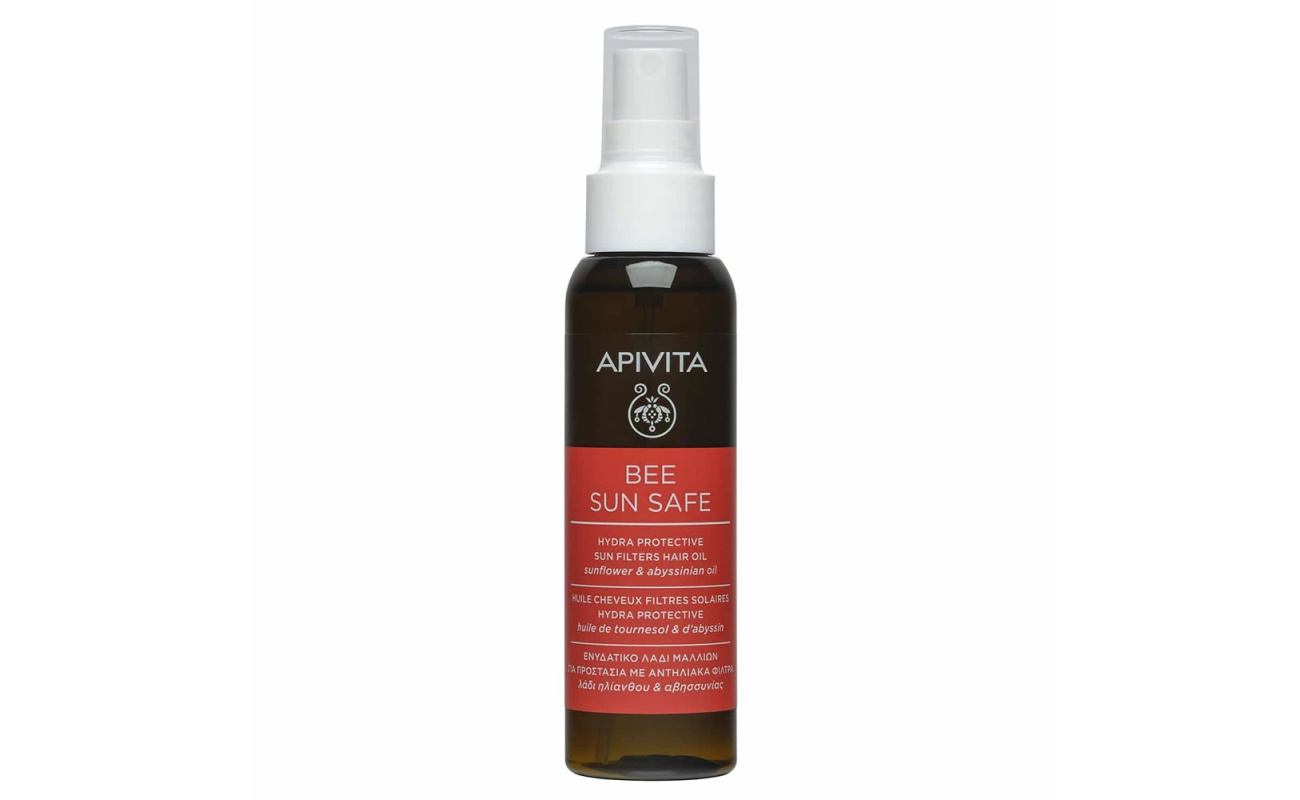 APIVITA Bee Sun Safe Hair Oil, Ενυδατικό Λάδι Μαλλιών