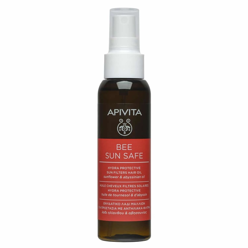 APIVITA Bee Sun Safe Hair Oil, Ενυδατικό Λάδι Μαλλιών