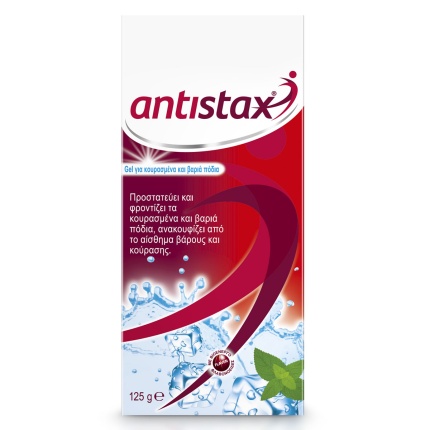 ANTISTAX Gel / Καλλυντικό Για Βαριά & Κουρασμένα Πόδια / 125ml