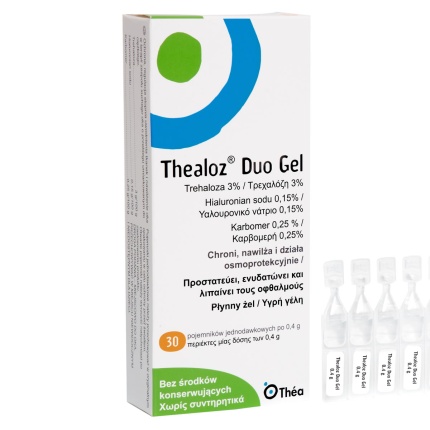 Thealoz®Duo Gel, οφθαλμικές σταγόνες