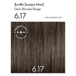 KORRES ARGAN OIL Advanced Colorant 6.17, Ξανθό Σκούρο Μπεζ, βαφή μαλλιών