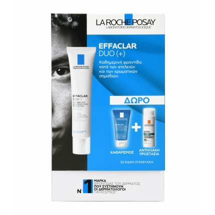 La Roche-Posay Effaclar Duo (+), λιπαρό δέρμα, ακμή, Effaclar, Skin Care, Set περιποίησης προσώπου