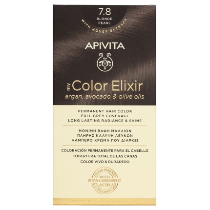 APIVITA My Color Elixir N7,8, Ξανθό Περλέ, βαφή μαλλιών, βαφές μαλλιών