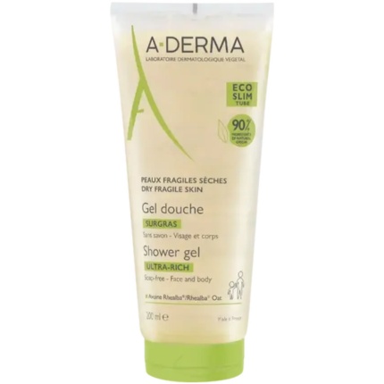 A-DERMA - The Essentials Εξαιρετικά Πλούσιο Ζελ Καθαρισμού για το Ξηρό Δέρμα 200ml