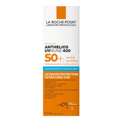 La Roche-Posay Anthelios UVmune 400, SPF50+ Αντηλιακή Κρέμα, Αντηλιακό Προσώπου, Αντηλιακή προστασία