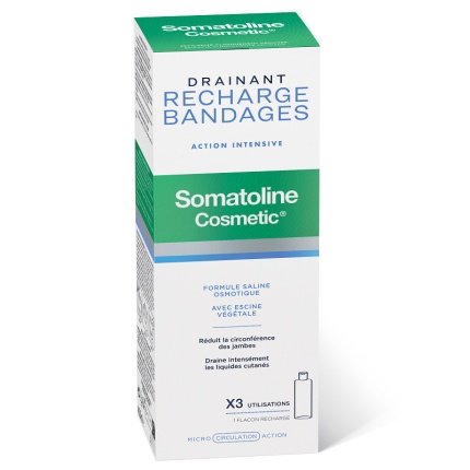 Somatoline Cosmetic, Διάλυμα Επαναπλήρωσης για Επιδέσμους Αποσυμφόρησης, Κυτταρίτιδα