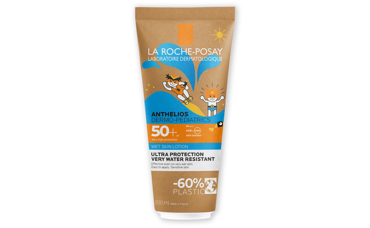 La Roche-Posay, Anthelios, Dermo-Pediatrics, Wetskin Lotion, SPF50+ Παιδικό Αντηλιακό, Αντηλιακό Γαλάκτωμα