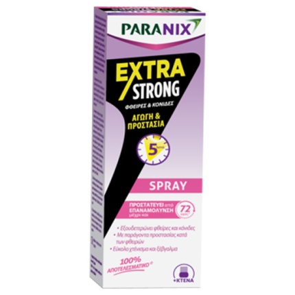 PARANIX, Extra Strong Spray, Αντιφθειρική Αγωγή και Προστασία, αντιφθειρικά, ψείρες, 5400951003870