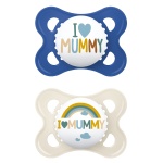 MAM Πιπίλα Σιλικόνης Ι Love Mummy & Daddy,115SB2
