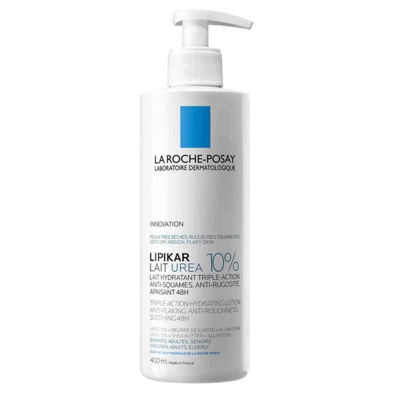 LA ROCHE-POSAY, Lipikar Lait Urea 10%, Ενυδατικό Γαλάκτωμα, Ενυδατικό Γαλάκτωμα για το Ξηρό Τραχύ Δέρμα, 3337875852302