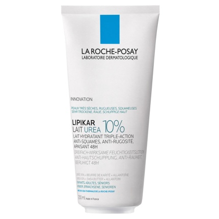 LA ROCHE-POSAY, Lipikar Lait Urea 10%, Ενυδατικό Γαλάκτωμα, Ενυδατικό Γαλάκτωμα για το Ξηρό Τραχύ Δέρμα, 3337875852302