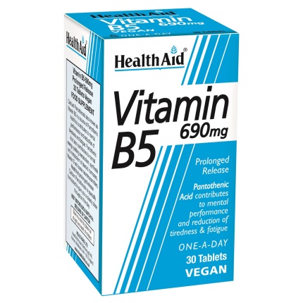 HEALTH AID, Vitamin B5, 5019781020409