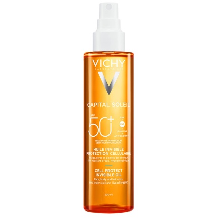 VICHY Capital Soleil Cell Protect, Αντηλιακό Λάδι, SPF50+, 3337875892308