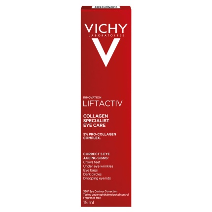 VICHY Liftactiv Collagen Specialist, Κρέμα Ματιών, αντιγηρανση ματιων, 3337875873048
