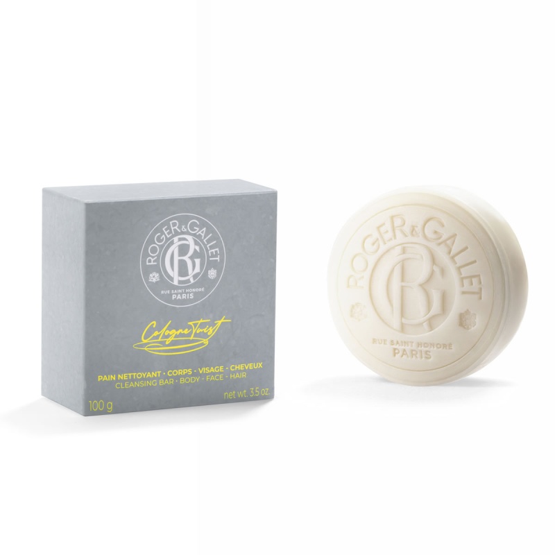 ROGER+GALLET, Μπάρα Καθαρισμού 3 σε 1, Cologne Twist, 3701436925499, σαπουνι