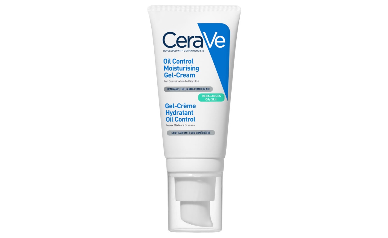 CERAVE, Oil Control Moisturising Gel Cream, Ενυδατική Κρέμα για Μικτή και Λιπαρή Επιδερμίδα, 3337875904513