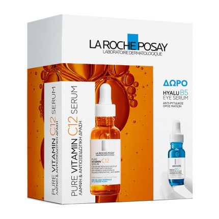 LA ROCHE POSAY Pure Vitamin C12 Serum, ορός Λάμψης, ορος προσωπου, αντιγηρανση