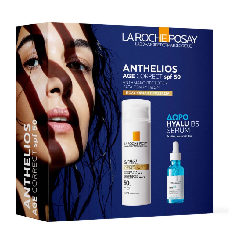 La Roche-Posay, Αnthelios Age Correct, SPF50, Αντηλιακή Κρέμα ενάντια της Φωτογήρανσης, αντηλιακο προσωπου, αντιγηρανση, 5201100690732