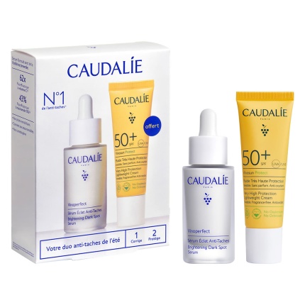 CAUDALIE Vinoperfect Brightening Dark Spot Serum 30ml ΔΩΡΟ Vinosun Protect SPF50+ 20ml