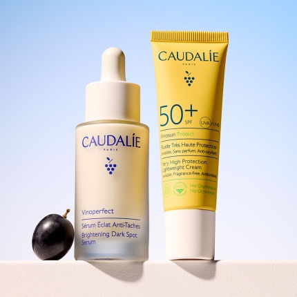 CAUDALIE Vinoperfect Brightening Dark Spot Serum 30ml ΔΩΡΟ Vinosun Protect SPF50+ 20ml