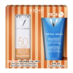 VICHY Capital Soleil Anti-Ageing antiliaki krema prosopou kata ton ritidon, antiliako prosopou, antigiransi, spf50, 5201100736096